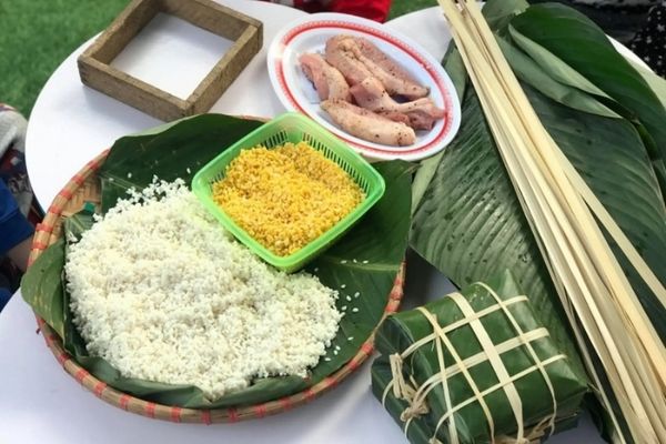 Cách làm bánh chưng chuẩn vị hấp dẫn dễ làm cach lam banh chung 2