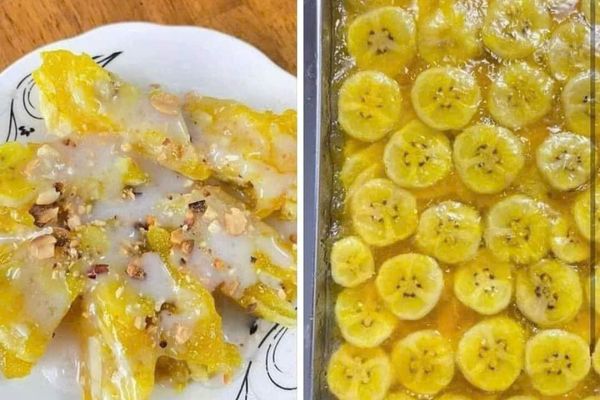 Cách làm bánh chuối hấp đơn giản ngon đúng điệu cach lam banh chuoi hap 3