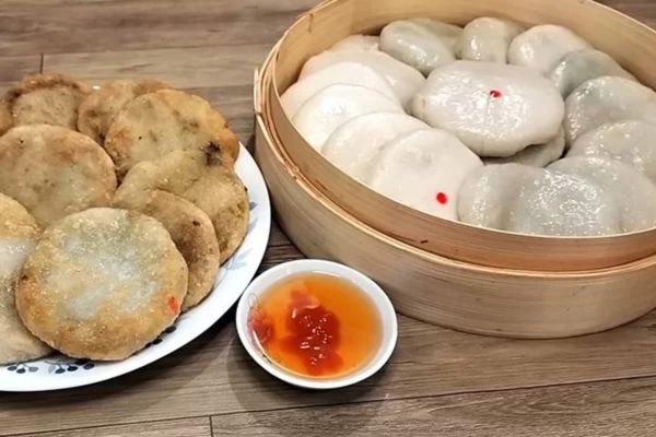 Cách làm bánh hẹ thơm ngon mà dễ làm cach lam banh he 3