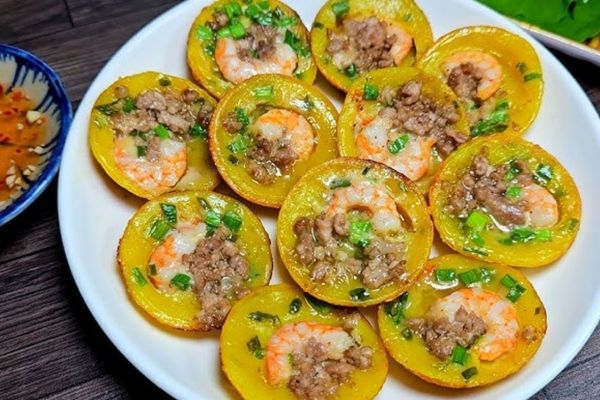 Cách làm bánh khọt thơm ngon tại nhà cach lam banh khot 2