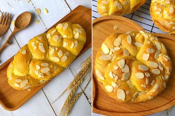 Cách làm bánh mì hoa cúc công thức chuẩn nhất cach lam banh mi hoa cuc 2