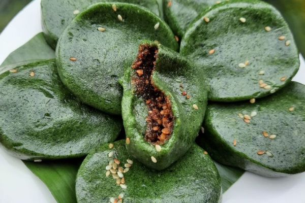 Cách làm bánh ngải thơm ngon tại nhà cach lam banh ngai 3