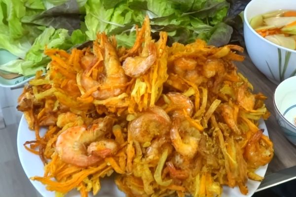 Cách làm bánh tôm Hồ Tây ngon như nhà hàng cach lam banh tom ho tay 3