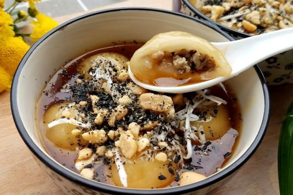 Cách làm bánh trôi tàu thơm ngon tại nhà cach lam banh troi tau 3