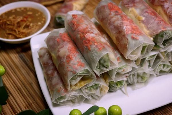 Cách làm bò bía truyền thống ngon miệng dễ làm cach lam bo bia 1