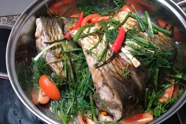 cach lam ca chep hap bia 2