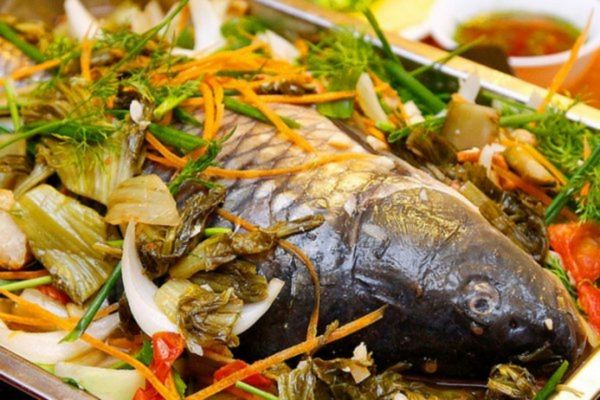 cach lam ca chep om dua 1