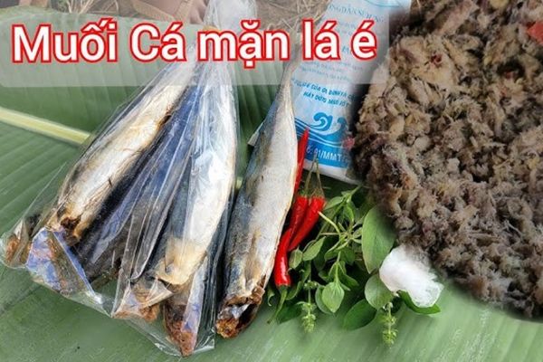 Cách làm cá lá é đậm vị, lạ miệng vùng cao cach lam ca la e 1