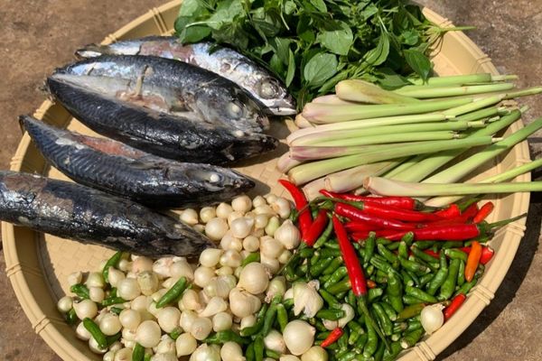 Cách làm cá lá é đậm vị, lạ miệng vùng cao cach lam ca la e 2