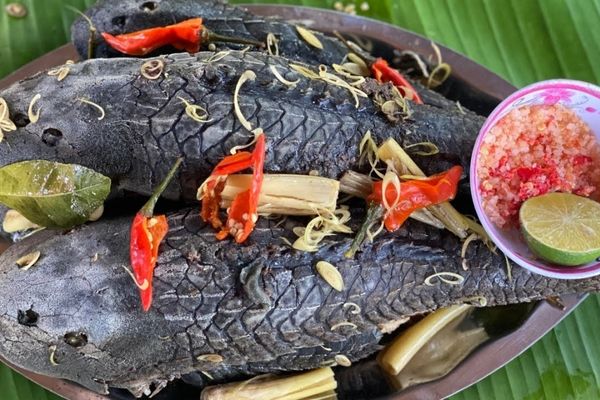 Cách làm cá lau kiếng hấp sả thơm ngon, dễ làm cach lam ca lau kieng hap sa 1