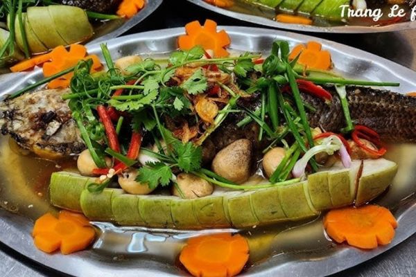 Cách làm cá lóc hấp bầu đơn giản ngon đúng điệu cach lam ca loc hap bau 2