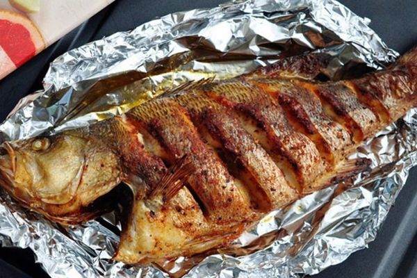 cach lam ca nuong bang noi chien khong dau 1