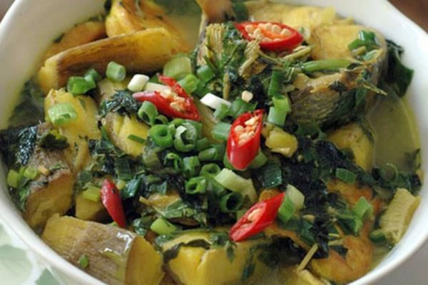 cach lam ca om chuoi xanh 1