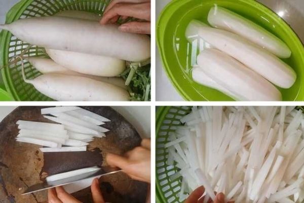 Cách làm củ cải khô giòn ngọt đơn giản để được lâu cach lam cu cai kho 1