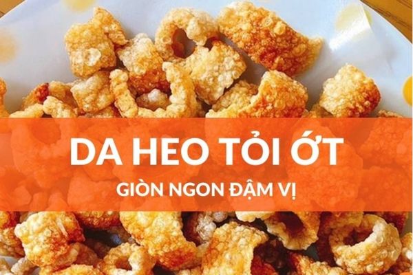 Cách làm da heo cháy tỏi thơm ngon tại nhà cach lam da heo chay toi 2