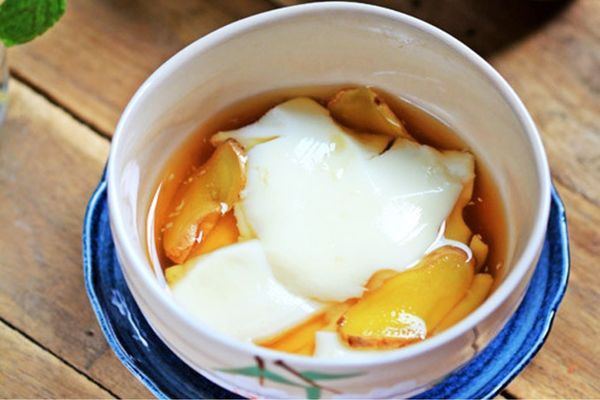 Cách làm đậu hũ nước đường mềm ngọt thanh mát món tráng miệng cach lam dau hu nuoc duong 3