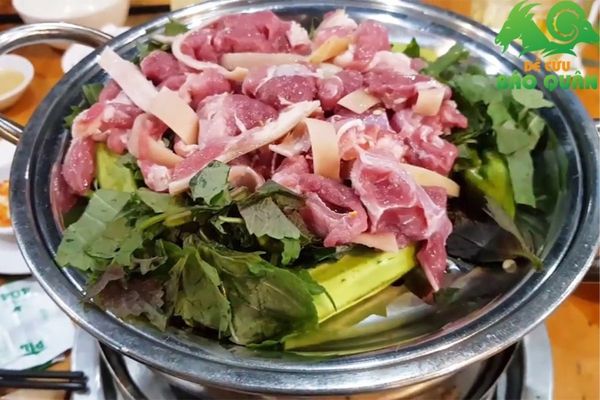 Cách làm dê hấp tía tô đơn giản ngon đúng điệu cach lam de hap tia to 1