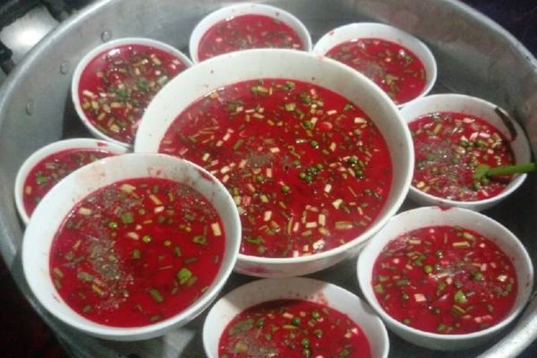 Cách làm dê nhúng huyết bổ dưỡng, đậm đà khó quên cach lam de nhung huyet 2