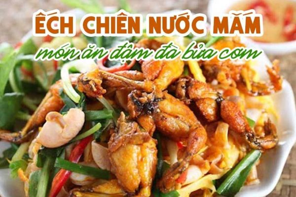 Cách làm ếch chiên nước mắm đơn giản ngon đúng điệu cach lam ech chien nuoc mam 3
