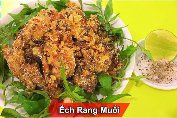 Cách làm ếch rang muối đơn giản ngon đúng điệu cach lam ech rang muoi 3