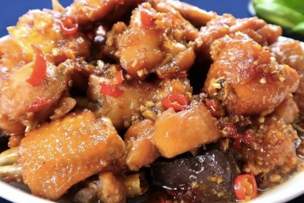 cach lam ga kho sa ot 2