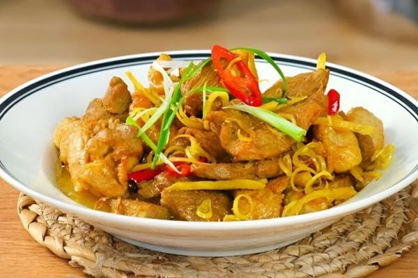 cach lam ga kho sa ot mien trung 1