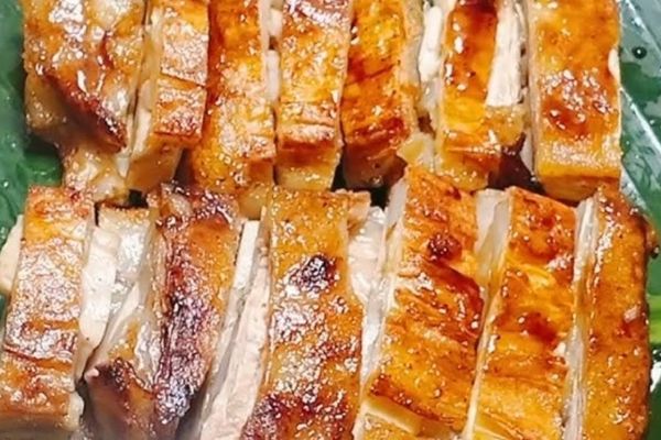 Cách làm gà quay chay thanh đạm, thích hợp ăn kiêng cach lam ga quay chay 2