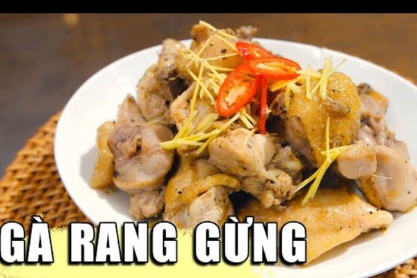 Cách làm gà rang gừng đơn giản ai cũng làm được cach lam ga rang gung 3