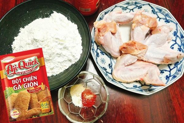 cach lam ga tam bot chien gion aji quick 1