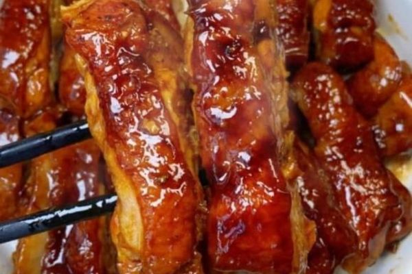 Cách làm gà xá xíu thơm ngon, dễ làm tại nhà cach lam ga xa xiu 2