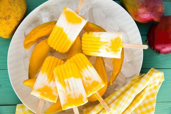 Cách làm kem xoài đậm đà dễ nấu tại nhà cach lam kem xoai 1