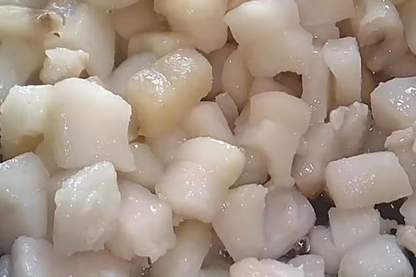 Cách làm mỡ heo phi vàng giòn dùng để nấu món ngon cach lam mo heo 2