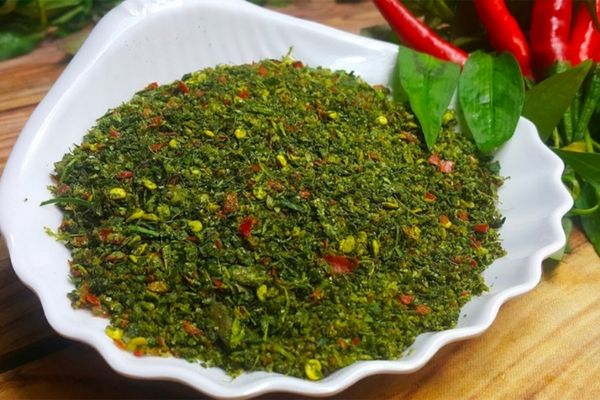 Cách làm muối rau răm cay thơm độc đáo cho món luộc cach lam muoi rau ram 1