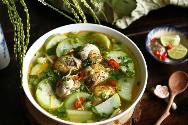 Cách làm vịt lộn um bầu mềm ngọt thanh mát dễ ăn cach lam vit lon um bau 1