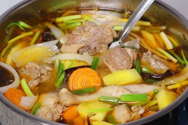 cach lam vit nau khom 1