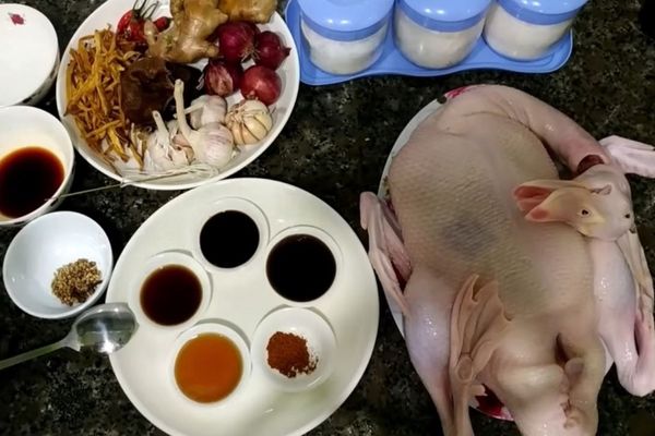 cach lam vit quay bang noi chien khong dau 2