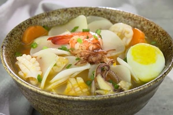 Cách nấu bánh canh phồng tôm ngon dai hấp dẫn béo ngậy cach nau banh canh phong tom 3