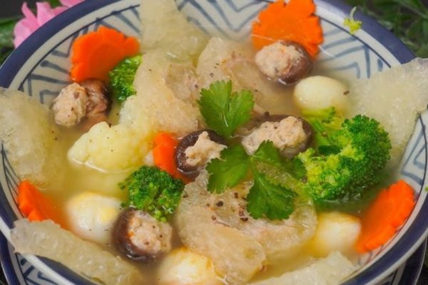 Cách nấu canh bóng truyền thống đậm đà hương vị xưa cach nau canh bong truyen thong 2