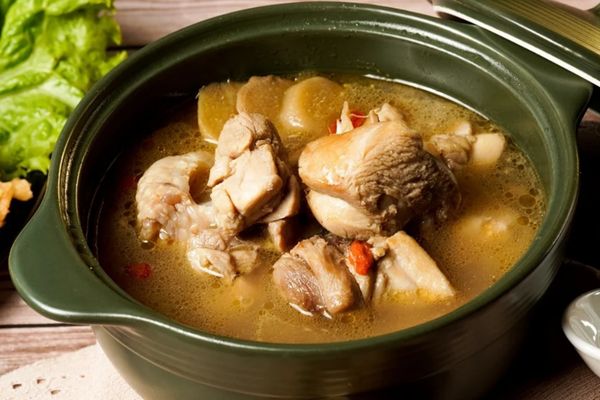 cach nau canh ga gung 2