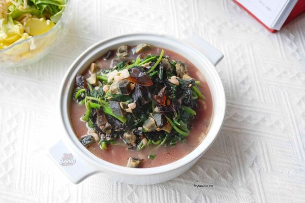 Cách nấu canh rau dền đơn giản thanh mát dễ thực hiện cach nau canh rau den 3