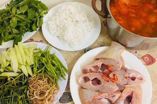 Cách nấu lẩu cá diêu hồng thơm ngọt dễ nấu dễ ăn cach nau lau ca dieu hong 1