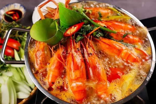 cach nau lau tom cang 1