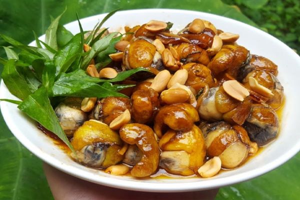 cach nau trung cut xao me 1